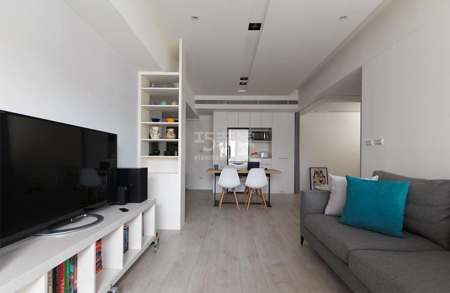 春晖园100平米新中式风格设计方案