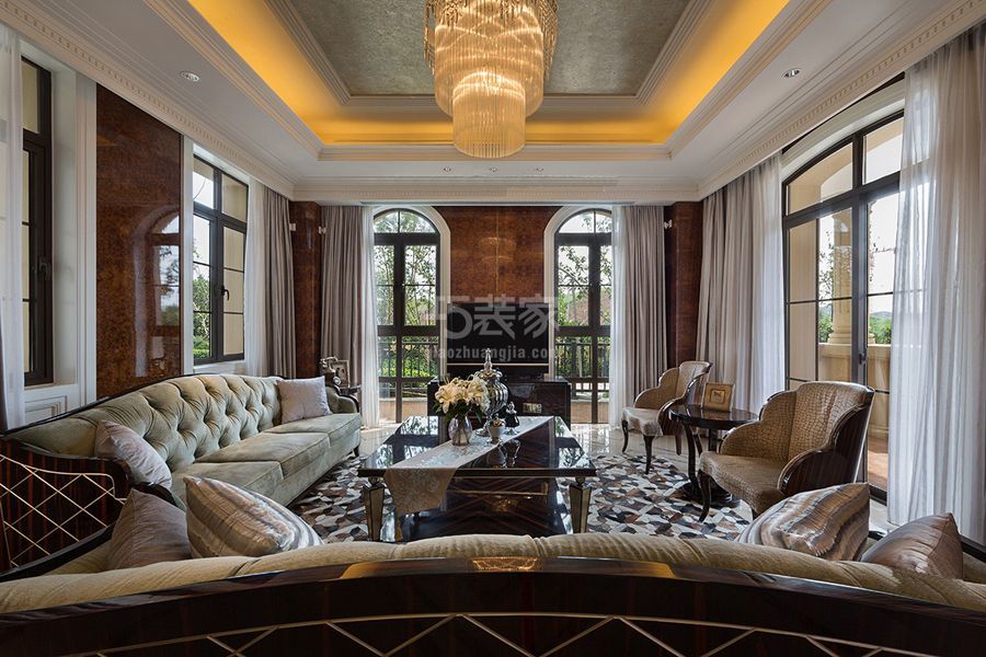 清缘东里249平欧式风格设计方案