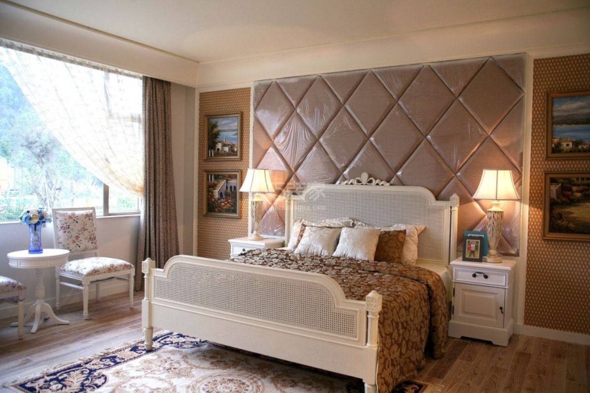 卧室-鲁能泰山别墅340平米欧式风格设计方案