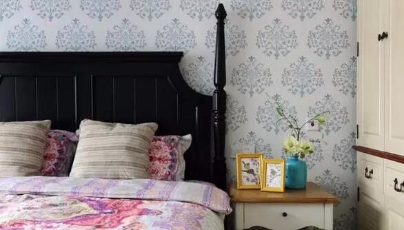 140平简约清新蓝色混搭风格婚房